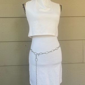 Cream French Connection Dress Size 2